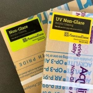 Non-Glare and UV Non-Glare acrylic Non-Glare and UV Non-Glare acrylic