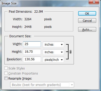 Basic image information in Photoshop Basic image information in Photoshop