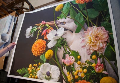 Floral still life by Ann Latinovich Floral still life by Ann Latinovich