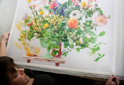 Floral still life by Ann Latinovich Floral still life by Ann Latinovich