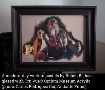 A modern-day work in pastels by Ruben Belloso A modern-day work in pastels by Ruben Belloso