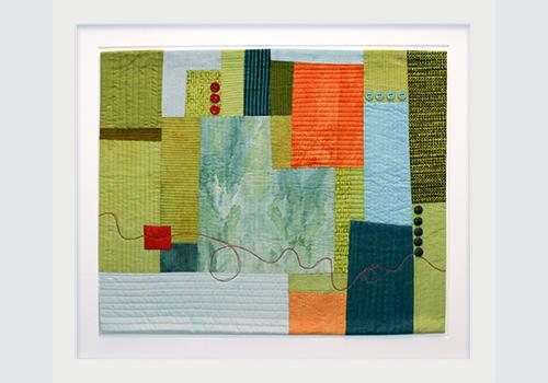 Cartwheels on the Lawn, fiber work by Claude Larson Cartwheels on the Lawn, fiber work by Claude Larson