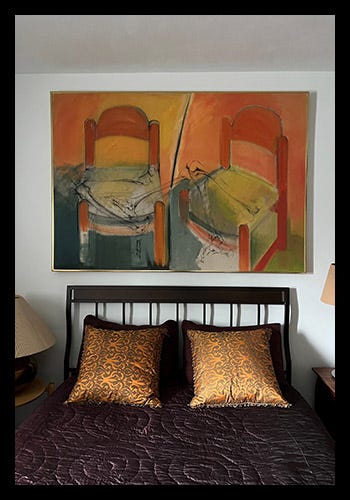 Chairs by Elaine Mickel, voted best in show Chairs by Elaine Mickel, voted best in show