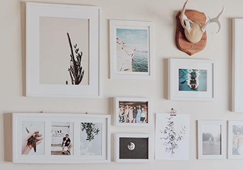 A Mixed and Balanced Gallery Wall- American Frame