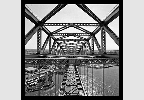 Bayonne Bridge Center of Lower Chord Looking South 1997 Bayonne Bridge Center of Lower Chord Looking South 1997