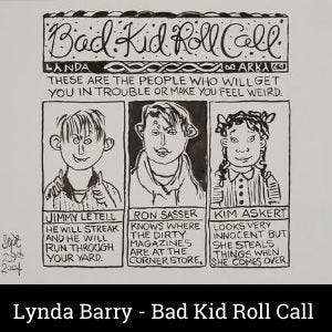 A comic called "Bad Kid Roll Call" A comic called "Bad Kid Roll Call"