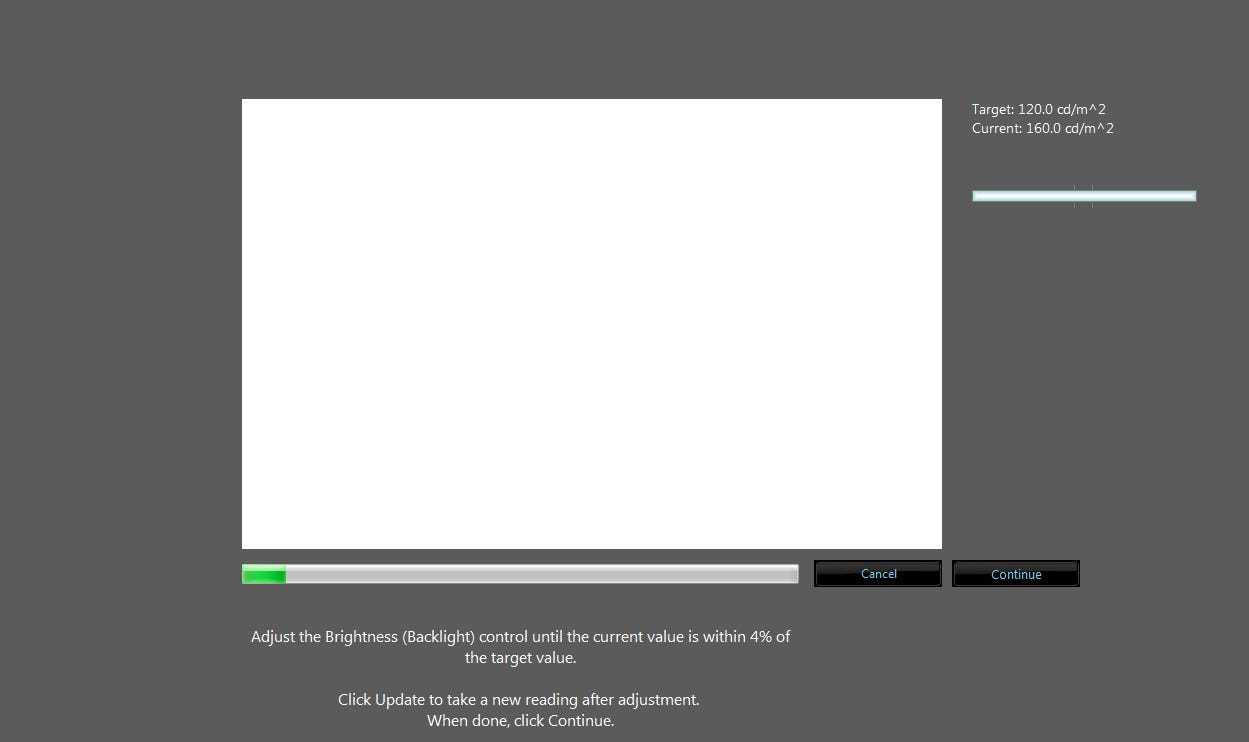 Manually adjusting the brightness Manually adjusting the brightness