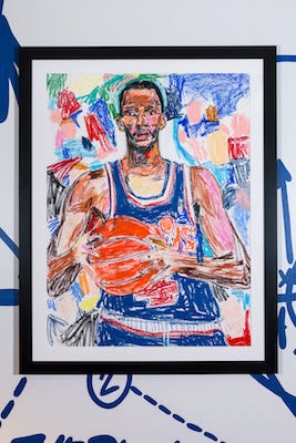 A portrait of Ron Harper by Paul Verdell A portrait of Ron Harper by Paul Verdell