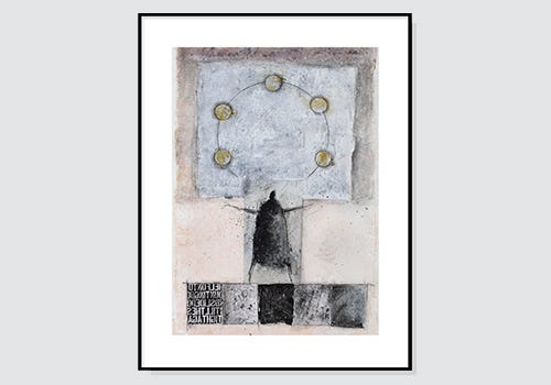 Mixed media "The Juggler" by Toledo, Ohio artist Al Navarre Mixed media "The Juggler" by Toledo, Ohio artist Al Navarre