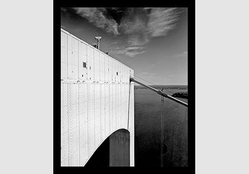 Throggs Neck Bridge Face of Queens Tower and Clouds 1998 Throggs Neck Bridge Face of Queens Tower and Clouds 1998