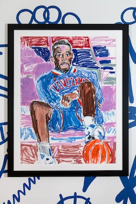 A portrait of Terrell Brandon by Paul Verdell A portrait of Terrell Brandon by Paul Verdell