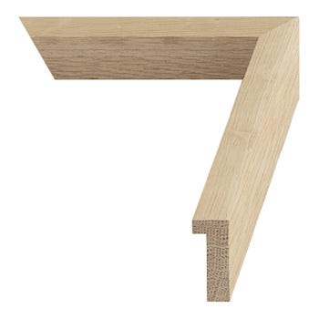 White oak wood picture frame White oak wood picture frame