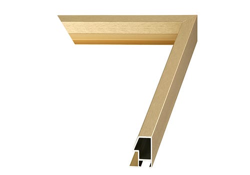 Nielsen Brushed Satin Antique Gold Metal Picture Frame Profile 130 Nielsen Brushed Satin Antique Gold Metal Picture Frame Profile 130