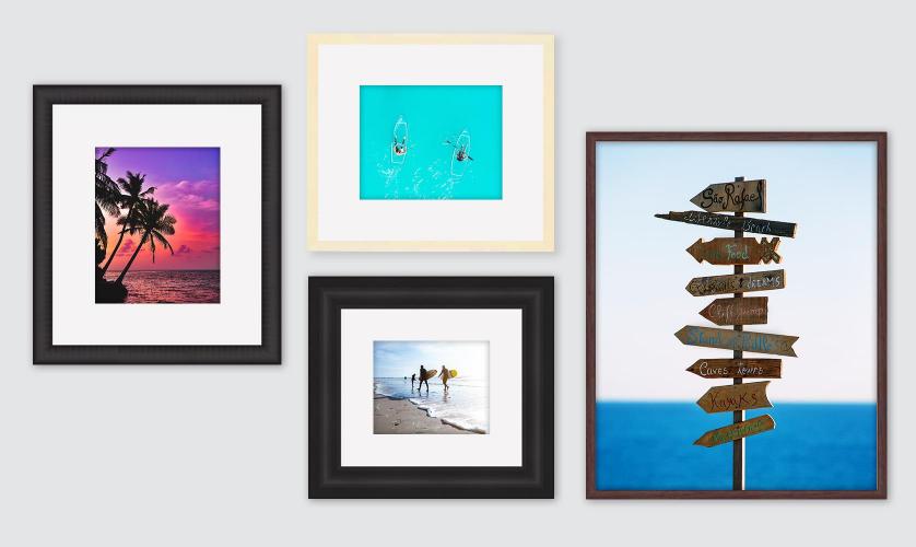 Ideas for framing your favorite summer vacation photos