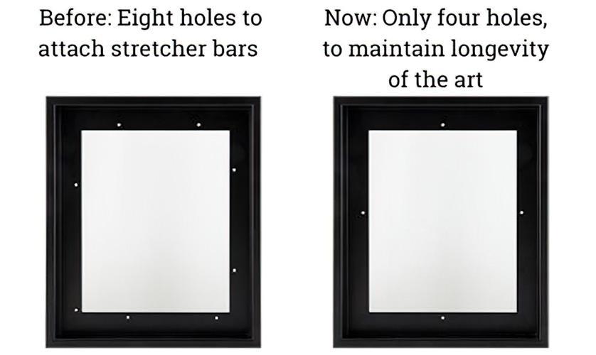 About My Canvas Float Frame...