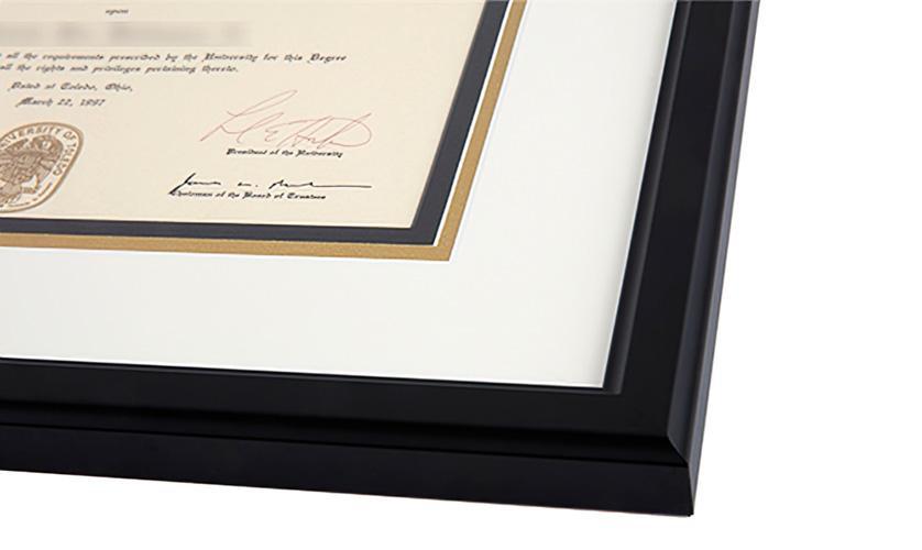 Framing a diploma is a great graduation gift