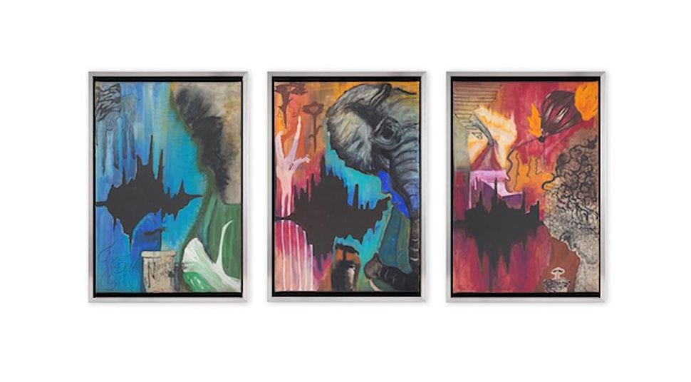 How to Frame and Display a Triptych or Diptych