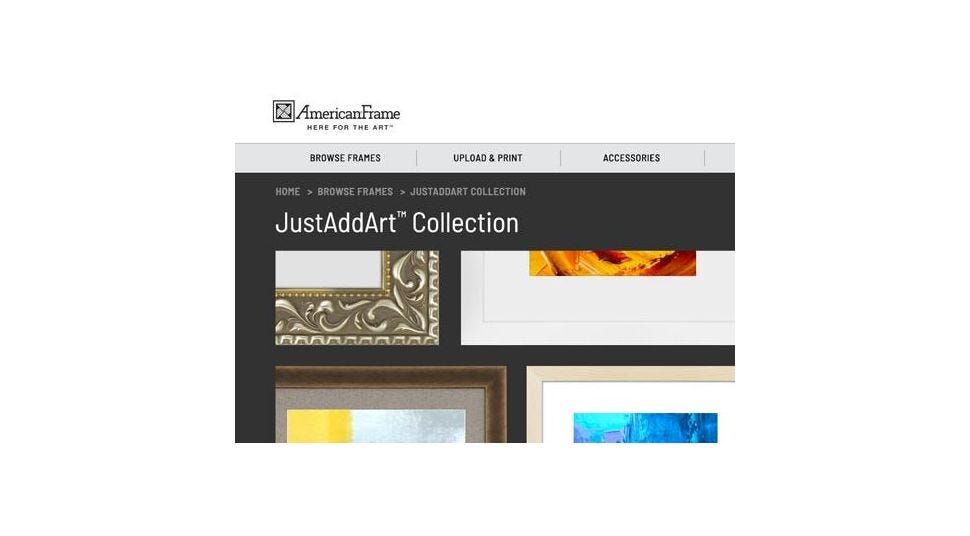 JustAddArt Pre-Designed Picture Frame Kits