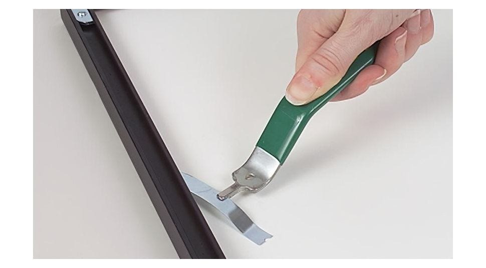 Fletcher SpringMate inserts metal spring clips into the frame channel