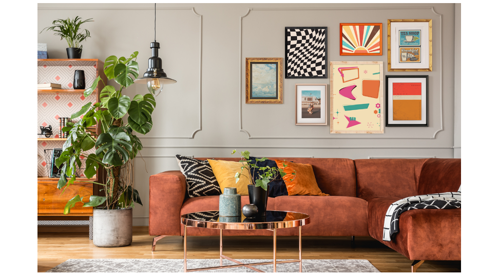 A Mixed and Balanced Gallery Wall