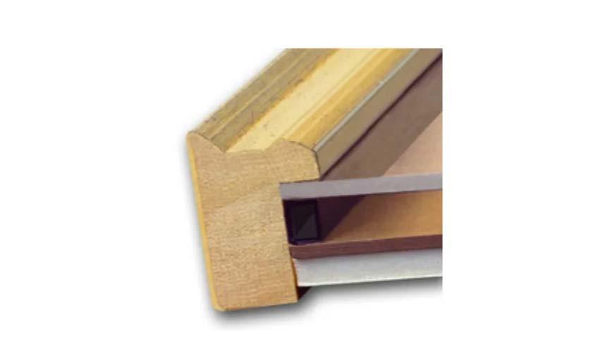Picture framing spacers create airspace in your framing treatment as well as adding depth