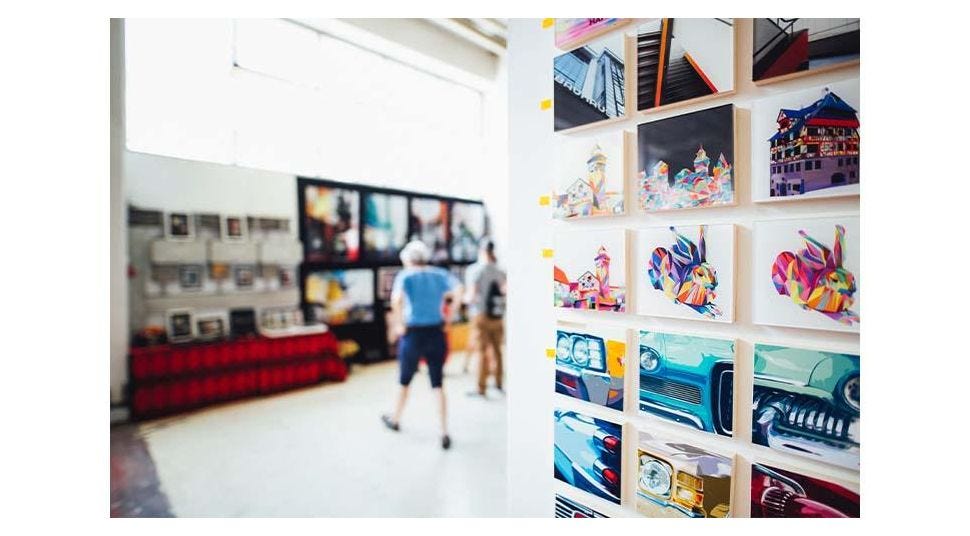 Determine which art show and fairs will be best to display your art or photography
