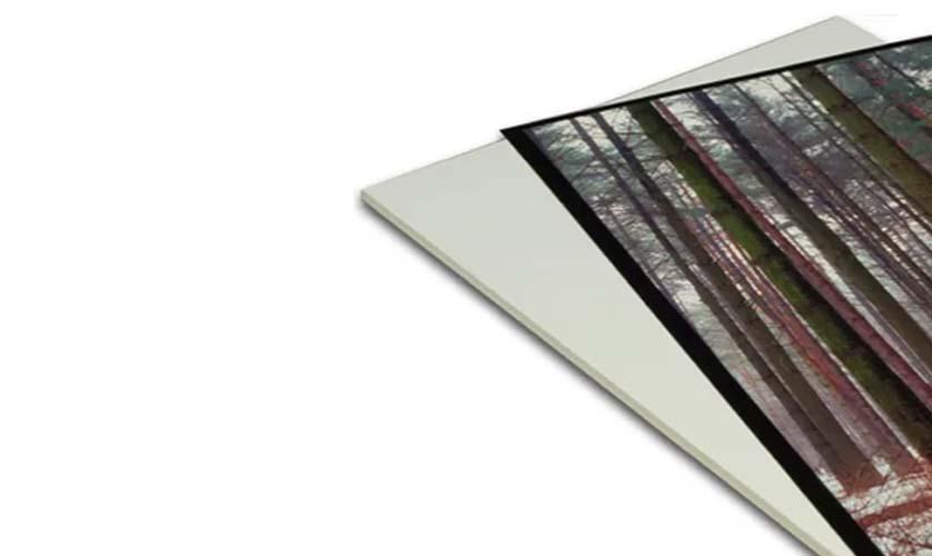 Mounting board, or backing board, supports your artwork within the frame.