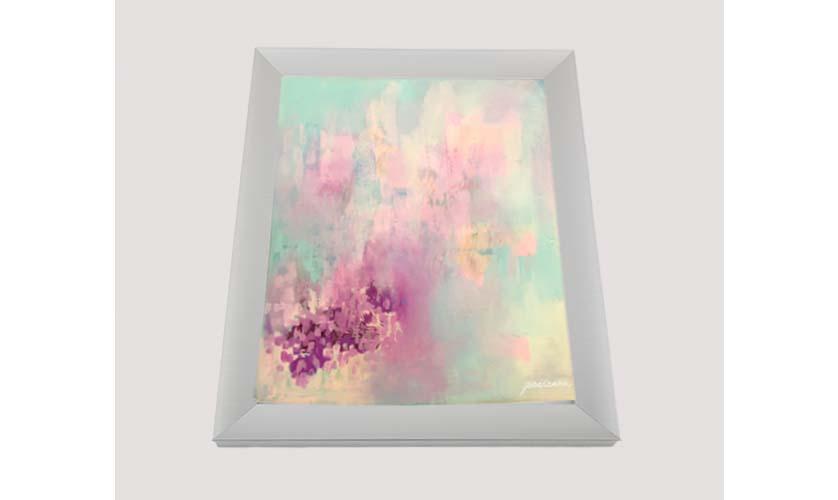 Lilac Watercolour Lights Share Your Wishes Personalised Wedding Sign 