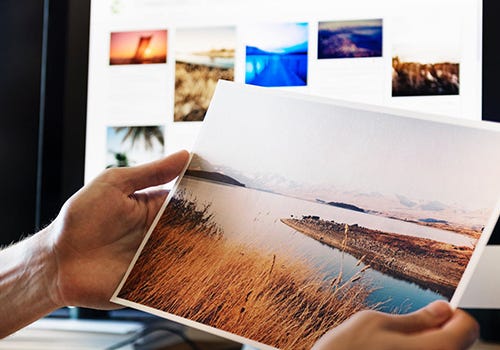 A high-quality printed image A high-quality printed image