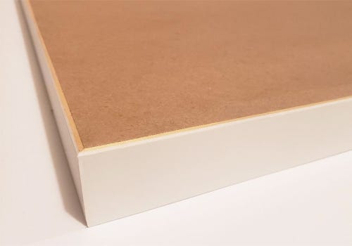 Fully attached and trimmed backing paper Fully attached and trimmed backing paper