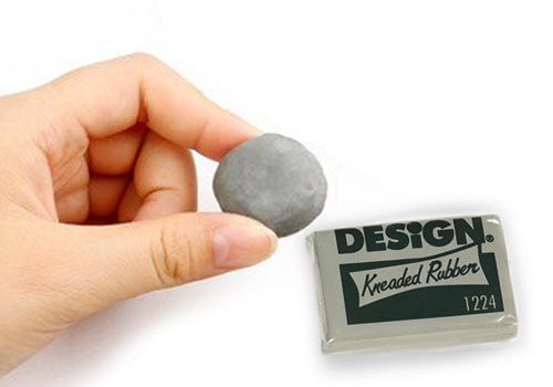 The kneaded eraser The kneaded eraser
