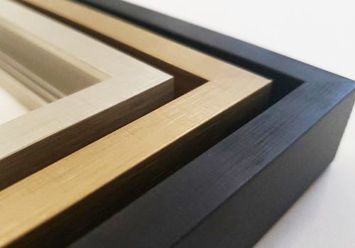 Linen textured metal picture frames Linen textured metal picture frames