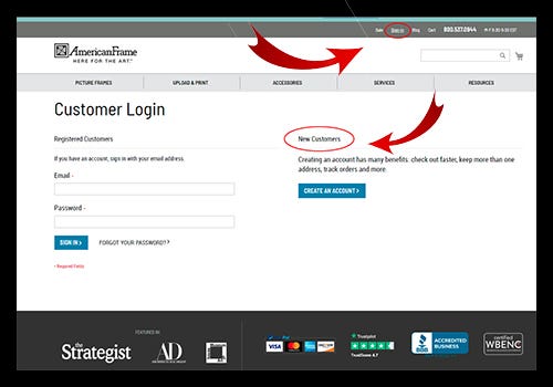 Create an account and sign in to AmericanFrame.com to save your work Create an account and sign in to AmericanFrame.com to save your work
