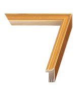 Brushed Gold Wood Picture Frame