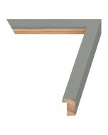 Matte Grey Wood Picture Frame