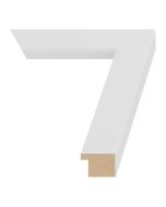 Matte White Wood Picture Frame