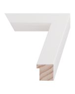 Matte White Wood Picture Frame