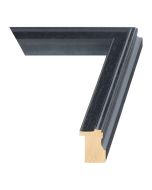Matte Black Wood Picture Frame