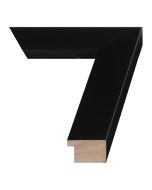 Matte Black Wood Picture Frame