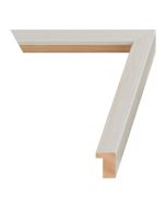 Basics White Wash Custom Wood Picture Frame