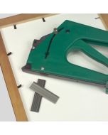 Green Fletcher FlexiMaster Point Driver is a customer favorite for securing art into wood picture frames.