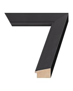 Matte Black Wood Picture Frame