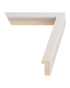 Whitewash Wood Frame