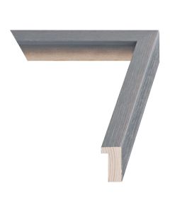 Blue Grey Wood Frame