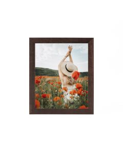 Ready to ship Dark Walnut 8x10 solid wood picture frame kit