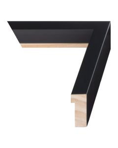 Matte Black Wood Picture Frame