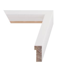 Matte White Wood Picture Frame
