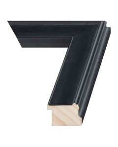 Matte Black Wood Picture Frame