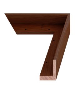 Natural Walnut Canvas Float Frame