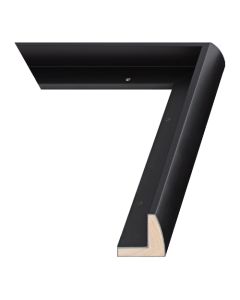 Black Wood Canvas Float Frame